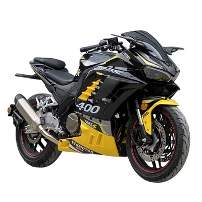 Motocicleta de doble cilindro de carreras de 400 cc